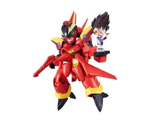 TAMASHII NATIONS - Macross 7 - VF-19 Custom Fire Valkyrie con Basara Nekki, Figura de sesión pequeña de Bandai Spirits
