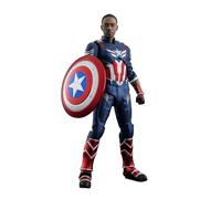 TAMASHII NATIONS - Marvel - Figura de acción del Capitán América (Vengadores: Doomsday) S.H.Figuarts