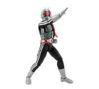 Tamashii Nations Nations S.H. Figuras de Figuras de Kamen Rider New 1 The Glory Showa Edition (Incluye la Primera Base Limitada), 145 mm de PVC, ABS y Tela Figuras móviles pintadas