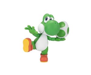 TAMASHII Nations - Super Mario - Yoshi S.H.Figuarts Figura de acción | Figura de acción de Super Mario de 5 pulgadas S.H. Figuarts - Reedición de Yoshi
