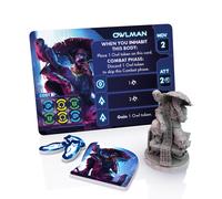 Tamashii: Owlman - Unleash The Mystical Powers of The Owl Realm! Sci-Fi Strategy Game, Ages 14+, 1-4 Players, 45-90 Min Playtime, Made by Awaken Real