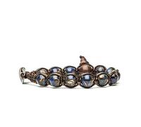 Tamashii Pulsera de cuarzo con mosaico azul BHS900-240, Talla única, Acero aleado, cuarzo mosaico