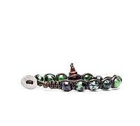TAMASHII Pulsera Tibet Zoisita Rubí, Acero aleado, Zoisita