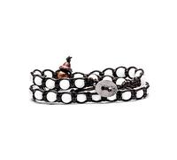 Tamashii Pulsera unisex joyas Long Trendy cód. BHS600-14, Talla única, Madera, Ágata