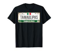 Tamaulipas License Plate Mexican Travel Vacation Beach Camiseta
