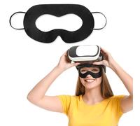 TamBee Máscara facial de realidad virtual desechable VR para ojos, compatible con Oculus Meta Quest 3 y 2, almohadilla facial, accesorios para Oculus Quest 3 (50 unidades, negro)