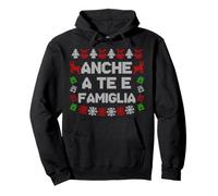 También a ti y Familia felicitaciones Navidad Navidad Spiritosa Xmas Sudadera con Capucha