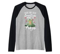 También Hay bellezas Entre Las Ranas Sapo Froggy Camiseta Manga Raglan