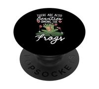 También Hay bellezas Entre Las Ranas Sapo Froggy PopSockets PopGrip Adhesivo