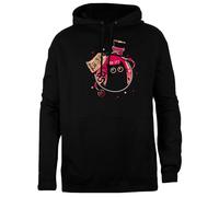 TAMBOOTEE Amenaza Embotellada Sudadera con Capucha Unisex Negra Jersey De Ajuste Sencillo Black Unisex Hoodie