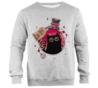 TAMBOOTEE Amenaza Embotellada Sudadera Unisex Gris Jersey De Corte Sencillo Grey Unisex Jumper
