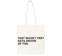 TAMBOOTEE Analista De Datos: Eso No Fueron Muchos Datos Bolso Shopper Unisex Totebag De Algodón Beige Totebag Cotton