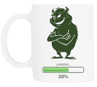 TAMBOOTEE Carga De Energía De Merry Grinchmas Taza De Cerámica Blanca Para Beber Ceramic Mug Drinking Cup