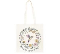 TAMBOOTEE Colibrí Extiende Tus Alas Bolso Shopper Unisex Totebag De Algodón Beige Totebag Cotton