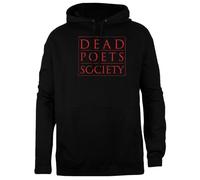 Tambootee Dead Poets Society Sudadera con Capucha Unisex Negra Jersey De Ajuste Sencillo