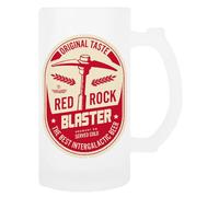 TAMBOOTEE Deep Rock Galactic Red Rock Jarra De Cerveza De Vidrio, Taza Para Beber Con Asa
