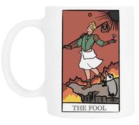 TAMBOOTEE El Tonto Del Bosque De James Taza De Cerámica Blanca Para Beber Ceramic Mug Drinking Cup