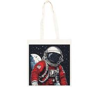 TAMBOOTEE Entre Las Lunas Y Las Estrellas Bolso Shopper Unisex Totebag De Algodón Beige Totebag Cotton