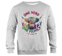 TAMBOOTEE Espera Soy Una Cabra Sudadera Unisex Gris Jersey De Corte Sencillo Grey Unisex Jumper