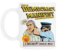 TAMBOOTEE Este Es El Manifiesto De La Democracia Taza De Cerámica Blanca Para Beber Ceramic Mug Drinking Cup