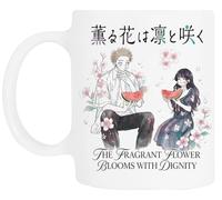 TAMBOOTEE La Fragante Flor Florece Taza De Cerámica Blanca Para Beber Ceramic Mug Drinking Cup