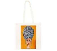 TAMBOOTEE La Mujer De Las Mil Caras Bolso Shopper Unisex Totebag De Algodón Beige Totebag Cotton