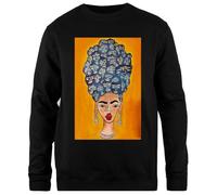 TAMBOOTEE La Mujer De Las Mil Caras Sudadera Unisex De Corte Sencillo Tipo Jersey Negro Black Unisex Jumper