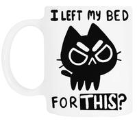 TAMBOOTEE Me Fui De Mi Cama Por Esto Taza De Cerámica Blanca Para Beber Ceramic Mug Drinking Cup