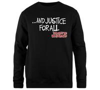 TAMBOOTEE Metallica Y La Justicia para Todos Sudadera Unisex De Corte Sencillo Tipo Jersey Negro Black Unisex Jumper