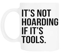 TAMBOOTEE No Es Acaparamiento Si Se Trata De Herramientas Taza De Cerámica Blanca Para Beber Ceramic Mug Drinking Cup