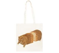 TAMBOOTEE Pan De Gato Bolso Shopper Unisex Totebag De Algodón Beige Totebag Cotton