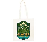 TAMBOOTEE Pegatina Del Parque Nacional Glaciar Bolso Shopper Unisex Totebag De Algodón Beige Totebag Cotton