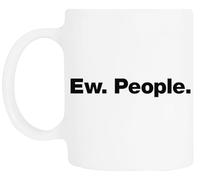 TAMBOOTEE Qué Asco Gente Taza De Cerámica Blanca Para Beber Ceramic Mug Drinking Cup