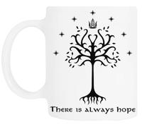 TAMBOOTEE Siempre Hay Esperanza Taza De Cerámica Blanca Para Beber Ceramic Mug Drinking Cup