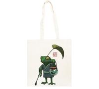 TAMBOOTEE Una Rana Y Su Hijo Activos Bolso Shopper Unisex Totebag De Algodón Beige Totebag Cotton