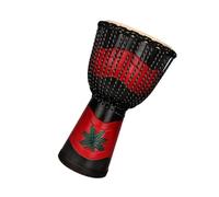 Tambor Africano De 10 Pulgadas Con Cuerpo De Caoba, Tambor De Mano Africano De Actuación Profesional Djembé Para Principiantes (Color : D)