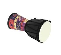 Tambor Africano De 4 Pulgadas, Tambor Africano Tradicional Hecho A Mano, Percusión Colorida De Tambor De Mano Djembe Djembé Para Principiantes