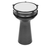 Tambor africano de aluminio de 20,3 cm, instrumento musical de percusión, juguete para enseñar a los niños, accesorios de batería de mano africana