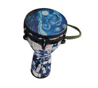 Tambor Africano De Fibra De Carbono Compuesto Hecho A Mano De 12 Pulgadas, Instrumento De Tambor De Mano Africano Ligero Djembé Para Principiantes (Color : J)