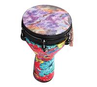 Tambor Africano De Fibra De Carbono Compuesto Hecho A Mano De 12 Pulgadas, Instrumento De Tambor De Mano Africano Ligero Djembé Para Principiantes (Color : C)