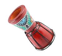 Tambor Africano Djembe de Madera de 5 Pulgadas, Instrumento de Percusin Manual, Sonido Ntido para Nios y Adultos