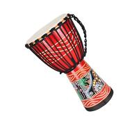 Tambor Africano Tambor Africano De Piel De Oveja De Caoba Hecho A Mano, Base De Goma Antideslizante, Tambor Djembe De Percusión (Color : 10.5 inch)