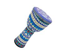 Tambor Africano Tambor De Mano De Percusión De Tambor Africano, Cabezal De Ritmo De Cuerpo De PVC Ligero De 10 Pulgadas Con Correa (Color : B)