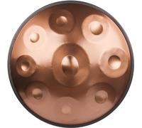 Tambor armónico de acero de 22 pulgadas en D Major, 9/10 tonos, con bolsa de mano suave, percusión armónica para sanación del sonido, meditación personal, yoga (dorado)