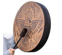 Tambor chamánico de mano tambor chamánico hecho a Tambor etéreo con forma de árbol 3D, instrumento musical, diseño musical, tambor de mano for niños y niñas, tambores de marco
