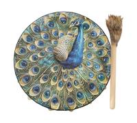 Tambor chamánico hecho a mano, Tambor chamánico hecho a mano,Instrumentos nativos hechos a mano del tambor del chamán | Tambores chamánicos Sanador de sonido de 9.8 pulgadas, herramientas