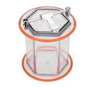 Tambor/cubo rotatorio de 3 kg capacidad for tambor KT-6808 for máquina pulidora, barril for pulir joyas Para la superficie de la pieza