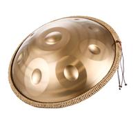 Tambor De Acero De 9/10/12 Notas, Handpan, Handpan Drum, Tongue Drum, Pandereta De 22 Pulgadas, Instrumento De Percusión Profesional, 440 Hz/432 Hz Hand Pan Con Soporte Para Tambor Handpan(Spiral,9 No