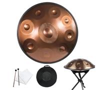 Tambor De Acero Handpan De 432 Hz, Instrumento De Tambor Handpan, Tambor Handpan De 9 Notas, Afinación Forjada a Mano, Para Curación De Sonido, Meditación O Yoga, Adecuado Para Principiantes