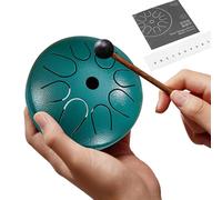 Tambor de Acero para Niños | Instrumento de Percusión Etéreo de 8 Notas | Tambor Handpan - Para Alivio Del Estrés, Relajación, Sueño, Músicos, Principiantes, Niños Y Adultos